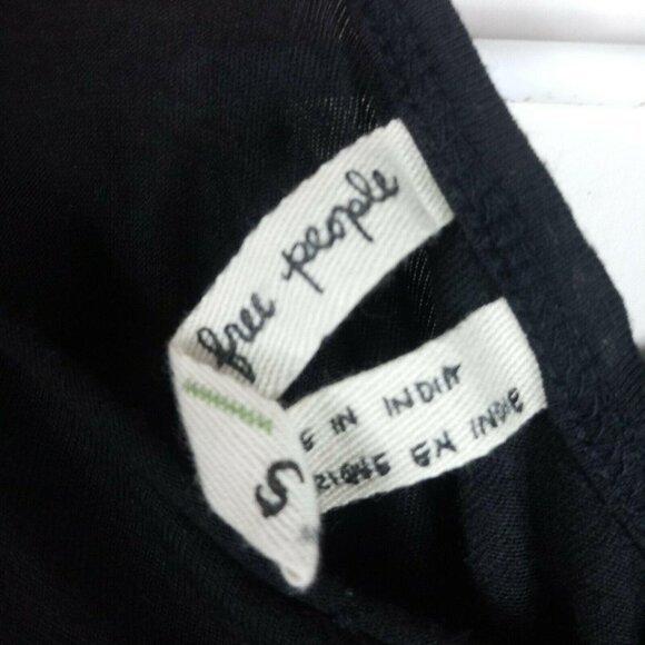 Free People Midi Skater Dress Sleeveless Lace Eyelet Detail Smocked Back Small - Picture 3 of 10